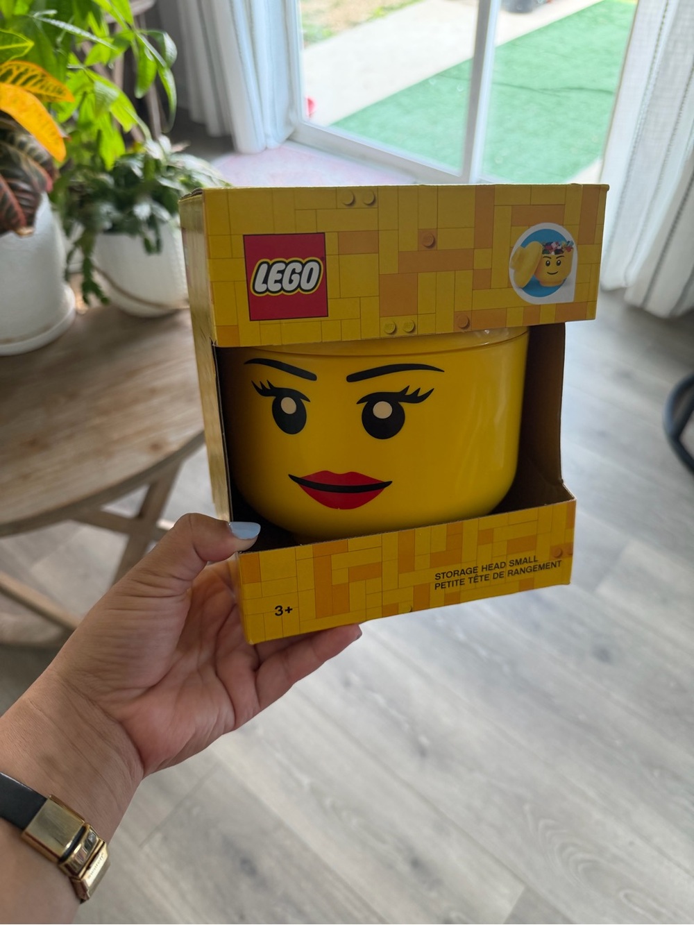 Room Copenhagen, Lego Storage Heads Stackable Storage Container - Buildable - Picture 2 of 3